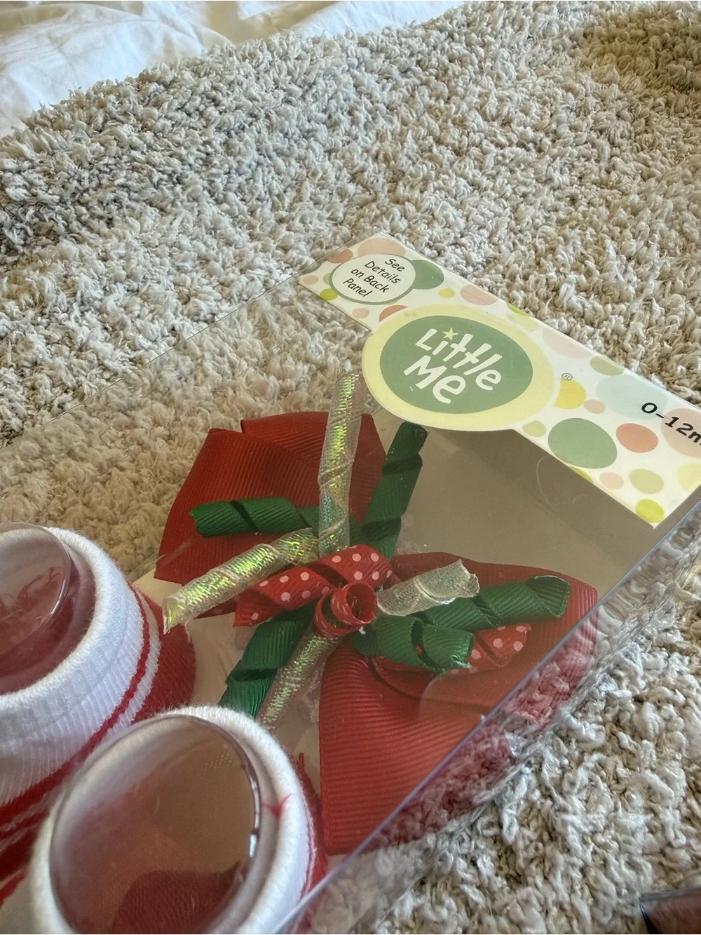 2 pk festive socks and headband set
